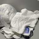 Cmfshape King Bedspread 106"x96",3 Piece King Quilt with 2 Shams,Lightweight White Quilt Set for All Season,Modern Coin Pattern Bedding Set