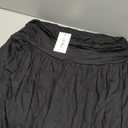Simlu Skirts for Women Regular and Plus Size Skirt with Pockets Below The Knee Length Ruched Flowy Midi Skirt, Large