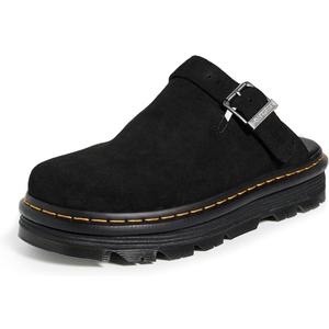 Dr. Martens Unisex-Adult Zeb Zag Mule (6 Women/5 Men, Black Eh Suede)