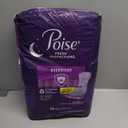 Poise Overnight Incontinence & Postpartum Pads for Bladder Leaks, 8 Drop Extra Coverage, 36 Count