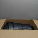 JANUS Golf Travel Bag Hard Case with Support Frame for Hands-Free 360 Spinner Wheels, Travel Bag for Airlines, ABS Hard Shell, Easy to Fold, Hand-Carry Option (Black)