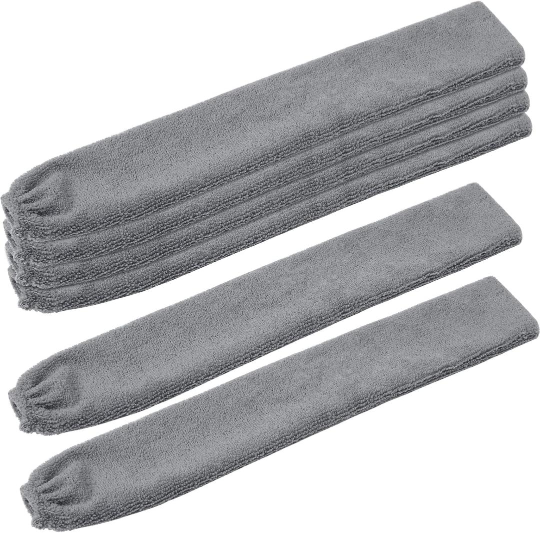 6pcs Dusters Replacement Cloth Retractable Gap Dust Cleaner Cloths, Reusable Microfiber Cloth Cover Washable, Under Furniture Duster Refill for Home Kitchen Household Wall Couch Cleaning Supplies