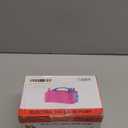 IDAODAN Electric Balloon Pump, Portable Electric Balloon Blower Machine Balloon Air Pump Dual Nozzle Rose Red 110V 600W Balloon Inflator for Party Decorations