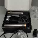 5 in 1 Hair Styler Curler & Hair Dryer Brush, Low-Speed Negative Ionic Air Styler Drying, Multi Hair Styler, Professional Blow Dryer Brush for Curling Volumizing Straightening Styling(Gray Gold)