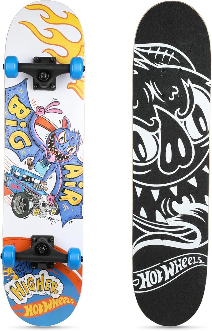 31-Inch Skateboard, 9-Ply Maple Deck, ABEC 5 Bearings