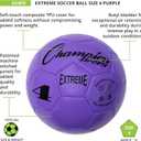 Champion Sports Extreme Series Soccer Ball Sizes 3, 4, 5, Soft Touch, All Weather, High Air Retention, Youth & Adult League Balls for Training, Games, Outdoor & Indoor Play