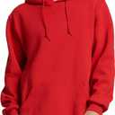 Russell Athletic mens Dri-power Fleece Hoodies, Moisture Wicking, Cotton Blend, Relaxed Fit, Sizes S-4x (Red, XXL)