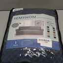 YEMYHOM Couch Cover Latest Jacquard Design High Stretch Sofa Covers for 2 Cushion Couch, Pet Dog Cat Proof Loveseat Slipcover Non Slip Magic Elastic Furniture Protector (Medium, Dark Gray) (Medium (55"-69"))