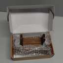 4x6 Picture Frame - 2 Pack, Rustic Wooden Photo Frame with Walnut Wood Base and High Definition Acrylic Glass Covers for Tabletop or Desktop Display (4x6 inch, Horizontal + Vertical)