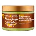 Creme of Nature Pure Honey Define Hair Food Smoothing & Frizz Control Curl Defining Cream, Defines & Softens Natural Curls, With Avocado Oil, Pure Honey & Coconut Oil, No Crunch Styling, 11.5 oz