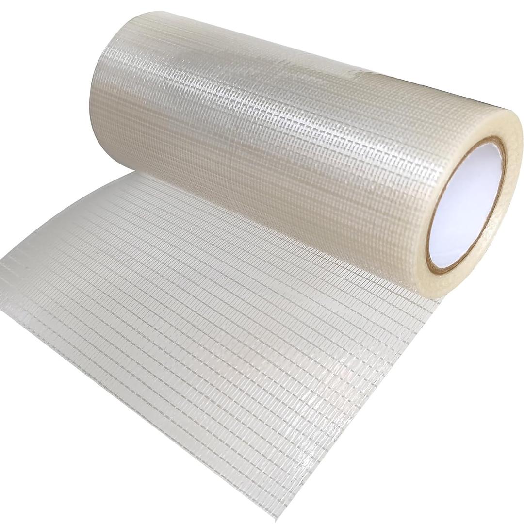 RV Awning Repair Tape for Tarp, Boat Covers Repair Tape,Tent, Sail Tape, Tear Repair Patch Kit, Waterproof, 5 Inch Wide 30FT Long, Reinforced (Clear)