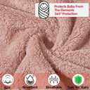 6pack Hooded Baby Towels, Premium Ultra Soft Absorbent Coral Fleece Baby Bath Towel for Newborns, Toddlers, and Kids, 32x32 in Natural Baby Stuff Towel with Hood for Boy and Girl