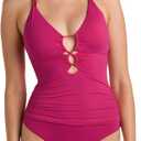 La Blanca Womens Island Goddess Underwire One Piece Swimsuit M
