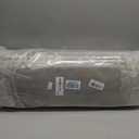 PURE ERA Bullnose Carpet Stair Treads Ultra Plush Cream Gray 7 Pcs, 36 x 9.5 inch