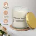 2 x PARDIEUR Lavender Scented Candle - Bridesmaid Gifts for Sister, Women Friends, Wedding Present, Maid of Honor Proposal Gifts, Jar Candle, Modern Design, Long Burning, Travel Size