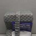 Knee Pillow for Side Sleepers, Leg Pillow for Sciatica, Back, HIPS, Knees, Joints Pain Relief,Pillows for Between Legs While Sleeping Spine Alignment Support & Relieves Pressure (Basic Strap, Gray)