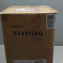 Kemeco ST4311AQ LED Cast Aluminum Solar Post Light Fixture with 3-Inch Fitter Base for Outdoor Garden Post Pole Mount (Black, Lamp)