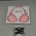 Wireless Gaming Headset, 7.1 Surround Sound, 2.4GHz USB Gaming Headphones with Bluetooth 5.4, 100H Battery, ENC Noise Canceling Mic, RGB Light, Wireless Headset for PC PS5 PS4 Mac Switch (Pink)