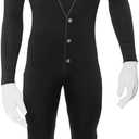 Morphsuits boys Slenderman (Large, Black)
