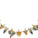 Jungle Safari Animals Party Decorations, Wild Animal Birthday Party Banner, Zoo Birthday Party Decorations, Animal Theme 1st Birthday Party Bunting Garland, Wild One Baby Shower Supplies, Woodland Animal Theme Decorations