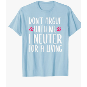 Funny Veterinarian Art Men Women Vet Tech Assistant Doctors T-Shirt, Size M