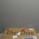 ChooChoo Wood Wall Cabinet with Doors, Medicine Cabinet with Adjustable Shelves Over The Toilet, Hanging Cabinet Wall Mounted for Bathroom, Kitchen, Living Room, White