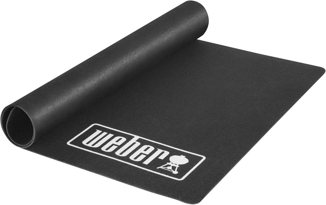Weber Floor Protection Mat Large, HeatResistant Surface Protector for Kettles, Gas Grills & Smokers