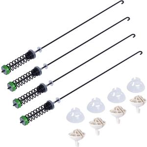 4Pcs W11130362 Washer Suspension Rod Kit MVWX655DW2 Washing Machine Replacement for Maytag OEM Black