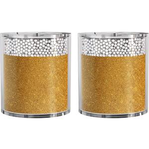 Replacement for HammerHead Showers Head Filter, High Output KDF Shower Filter, Targets Chlorine and Heavy Metals, 2 Pack