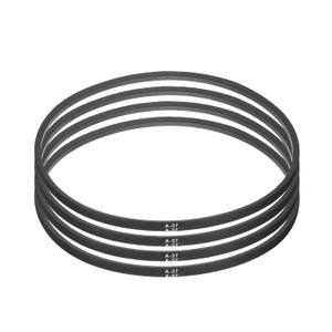 uxcell 4pcs A37 or 4L390 Classic Wrapped Rubber V-Belt, 37"(925mm) Inside Circumference, A Profile V Belt