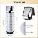VARIPOWDER 360 Rotating Sunglass Display Stand Sunglasses Organizer for Commercial & Home Use, Eyeglass Holder Stand, Space-Saving Sunglasses Display Rack with Mirror for 44 Pairs of Glasses