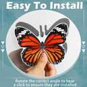 Konohan 12 Pcs Screen Door Magnets Butterfly Hummingbird Dragonfly Double Sided Flexible Decorative Retractable Protector Screen Magnetic Stickers Decals for Sliding Patio Door Gifts(Stylish Style)