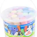 Sunny Days Entertainment Sidewalk Chalk Set for Kids with Storage, Washable, Jumbo Colored Chalk for Outdoor Play and Chalkboard Art - Ages 3+ (20 Pieces, Multicolor)