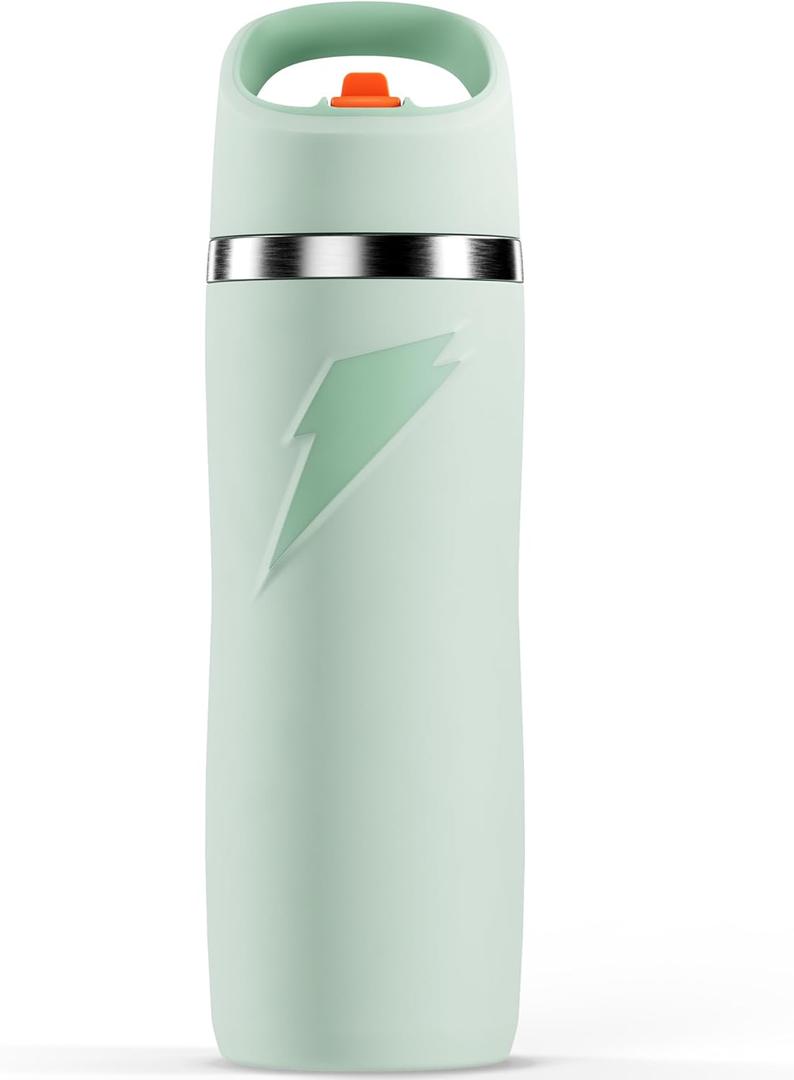 Gatorade 'Overtime' 22oz Stainless Steel Water Bottle, Straw Cap, Sage Gatorade 'Overtime' 22oz Stainless Steel Water Bottle, Straw Cap, Sage