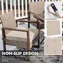 MIULEE Beige 48 x 18 x 3 Outdoor Bench Cushion Waterproof Patio Chair Cushion with Adjustable Straps Set of 1 for Swing Patio Furniture 3-Year Color Fastness Garden Sofa Couch