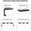 NICREW HyperReef 100 Gen 2 Reef LED Light, 100W Reef Aquarium Lighting for SPS LPS Corals and Saltwater Fish Tanks, Enhanced Violet and Blue Spectrum, Wide Angle Lens, 5 Channels Fully Programmable