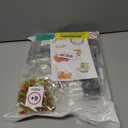 Winlyn 24 Sets Thanksgiving Suncatchers Ornaments Decorations DIY Window Paint Art Suncatchers Craft Kits Turkey Pumpkin Sun Catchers for Kids Classroom Activity Autumn Harvest Party Art Project