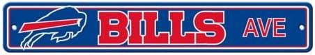Bills Symbol Home Farmhouse Club Street Metal Sign Decorations, Letter Art Gift Home Wall Decor，16 x 4 Inches (Buffalo)