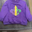 New Orleans Sweatshirts Kids Boys Girls Fat Tuesday Carnival Shirt New Orleans Long Sleeve Pullover Tops, 10-12 Years