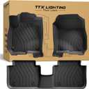 Floor Mats Fit for Honda HRV 2026 2025 2024 2023 Sport/LX/EX-L (Gasoline & Hybrid) & for Acura ADX 2025-2026, All Weather TPE Custom Fit HR-V Anti-Slip Floor Liners, 1st & 2nd Row, Black