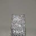 Mr. Pen- Christmas Tree Skirt, 36 inch, Silver Sequin Tree Skirt, Christmas Skirt Tree, Xmas Tree Skirt for Christmas Tree, Christmas Skirts for Xmas Trees, Silver Christmas Tree Skirt Silver