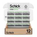Schick Hydro Sensitive Razor Refills, 12ct | 5 Blade Razor for Men, Shaving Blades, 12 Refills