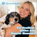 Dog Dental Powder for Teeth Cleaning & Fresh Breath - Reduce Pet Plaque & Tartar Remover Made Easy Supply for All Breeds Chicken Flavor