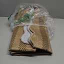 LIVEBOX Scalloped Washable 2x8 Kitchen Runner Rug, Easy Jute Geometric Tan Rugs for Hallway Runner Entryway, Indoor Outdoor Non Slip Rug Farmhouse Modern Carpet Door Mat for Porch Laundry Room