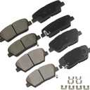 cciyu D1815 & D1816 Front & Rear Ceramic Disc Brake Pads Kit For Kia Sorento 2016-2020