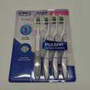 Oral-B Pulsar Vibrating Bristles Toothbrush, Medium, 4 Pack (Colors May Vary)