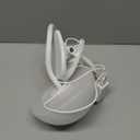 Shroommate Clip On Light and Bed Headboard Lamp, Bedside Table Lamp for Dorm, College Dorm Room Essentials, Night Light for Kids Nursery, Clip on for Desk, MultiColor LEDs, Adapter Included (White)