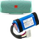 Cameron Sino 3.7V 10200mAh / 37.74Wh Li-ion Replacement Battery for JBL Charge 4, Charge 4BLK, Charge 4J, JBLCHARGE4BLUAM, 1INR19/66-3 ID998 IY1068 SUN-INTE-118