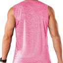 TACVASEN Men's Sleeveless Tee Shirt Quick Dry Workout Gym Tank Tops Summer Cooling Bodybuilding Muscle Shirts (XXL)