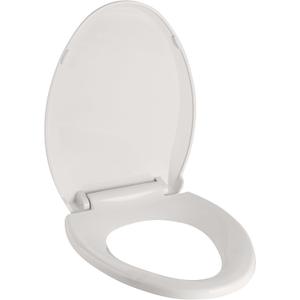 Toilet Seats Elongated, Quiet-Close Lid, Safe PP Material Seat, Easy Installation & Release with Hardware